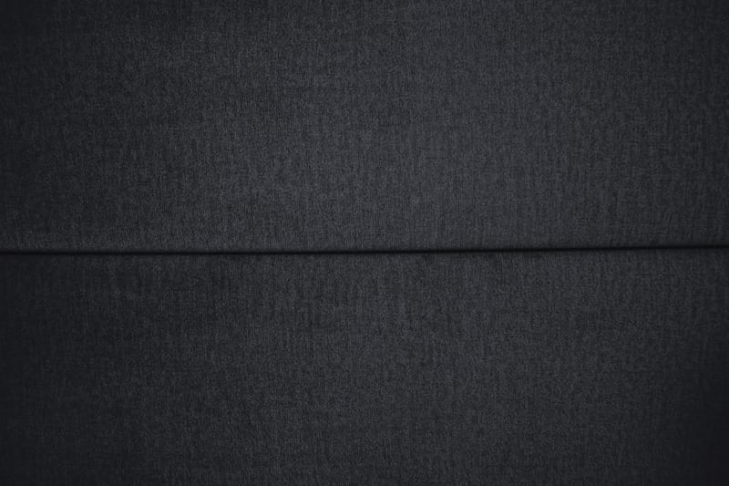 Royal Velvet Komplett Sengepakke 210x210 cm - Svart Fløyel/Lave Svarte Ben - Møbler - Senger - Komplett sengepakke