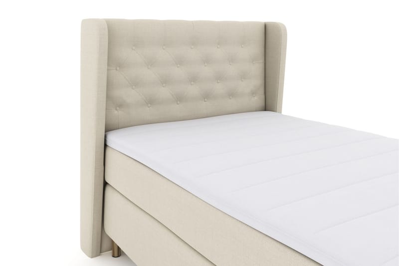 Select No 3 Komplett Sengepakke 120x200 Medium - Beige/Kobberben - Møbler - Senger - Komplett sengepakke