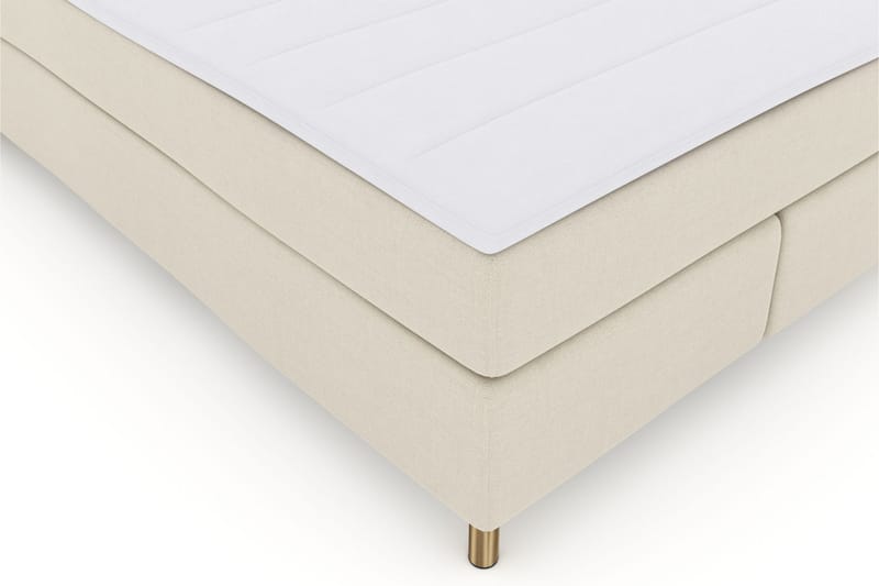 Select No 3 Komplett Sengepakke 140x200 Fast/Medium - Beige/Kobberben - Møbler - Senger - Komplett sengepakke