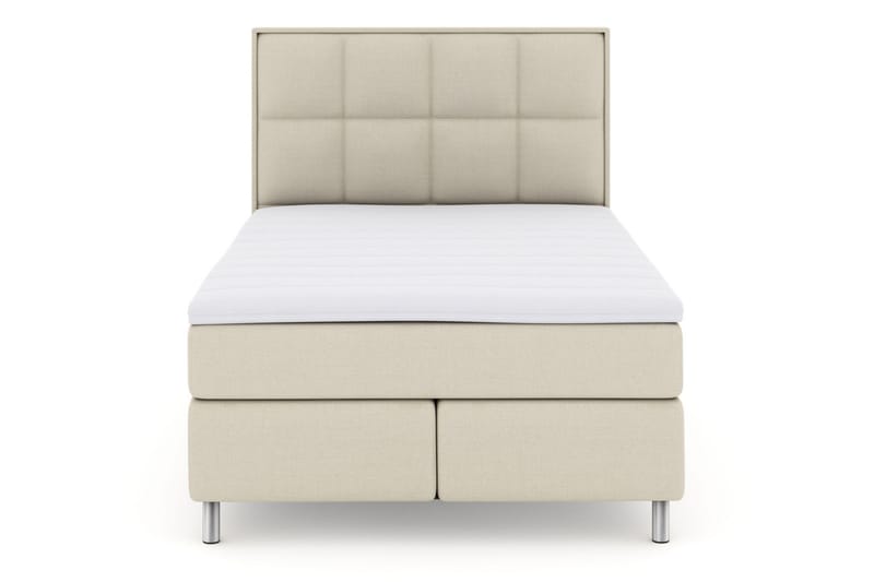 Select No 3 Komplett Sengepakke 140x200 Fast/Medium - Beige/Metallben - Møbler - Senger - Komplett sengepakke