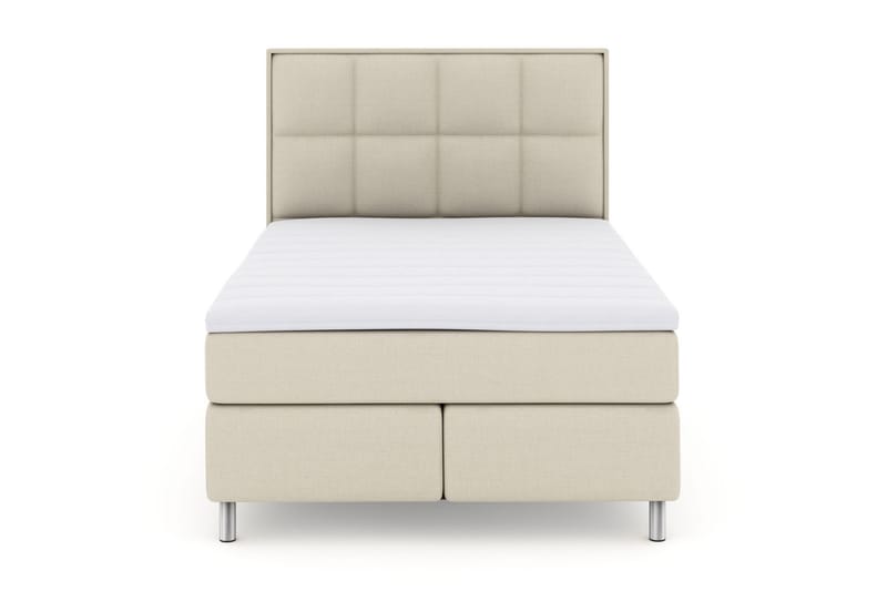 Select No 3 Komplett Sengepakke 160x200 Fast/Medium - Beige/Metallben - Møbler - Senger - Komplett sengepakke