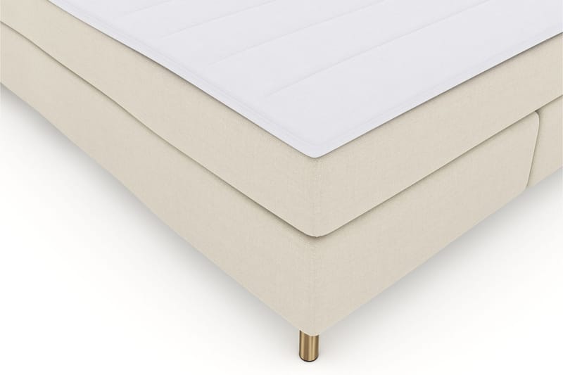 Select No 3 Komplett Sengepakke 180x200 Fast/Medium - Beige/Kobberben - Møbler - Senger - Komplett sengepakke