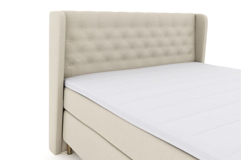 Select No 3 Komplett Sengepakke 180x200 Medium - Beige/Kobberben - Møbler - Senger - Komplett sengepakke