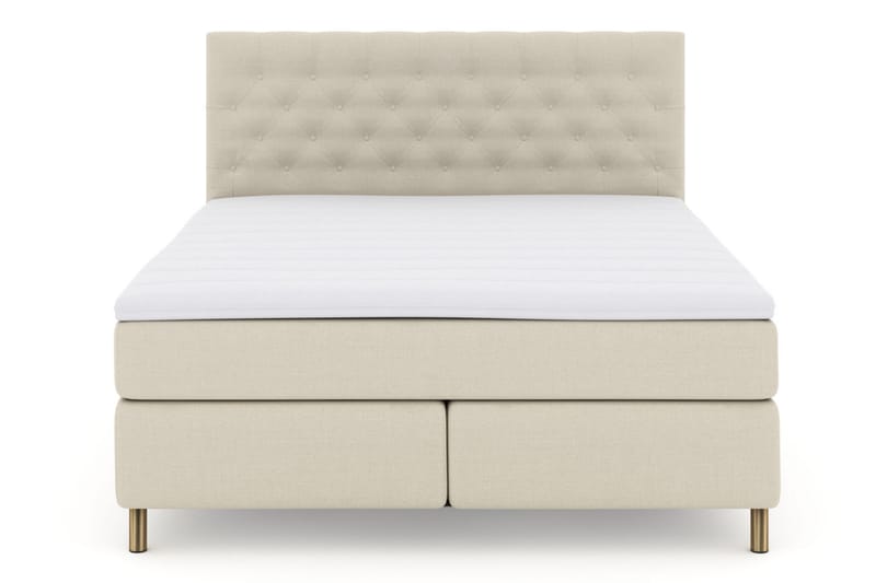 Select No 3 Kontinentalseng 180x200 Fast - Beige/Kobberben - Kontinentalsenger - Dobbeltsenger