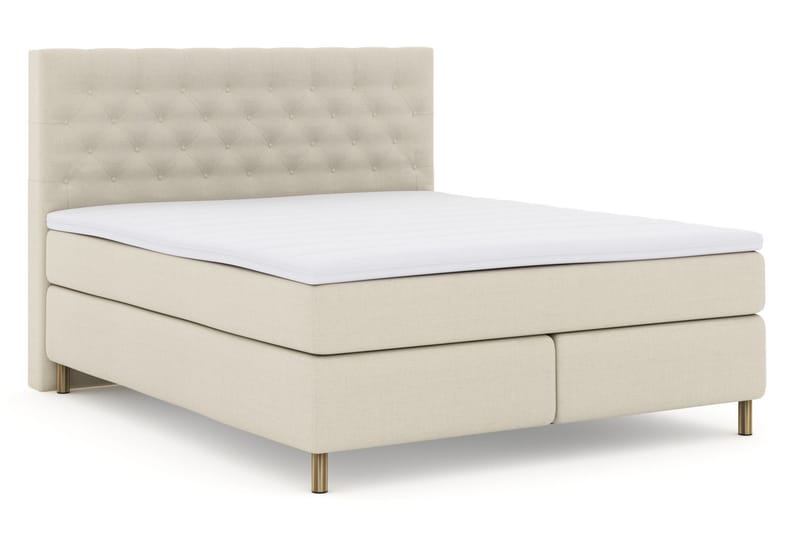 Select No 3 Kontinentalseng 180x200 Medium - Beige/Kobberben - Kontinentalsenger - Dobbeltsenger