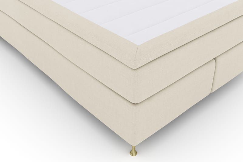 Select No 4 Komplett Sengepakke 140x200 Fast - Beige/Gullben - Møbler - Senger - Komplett sengepakke