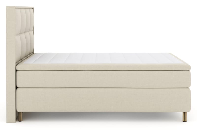 Select No 4 Komplett Sengepakke 140x200 Fast/Medium - Beige/Kobberben - Møbler - Senger - Komplett sengepakke