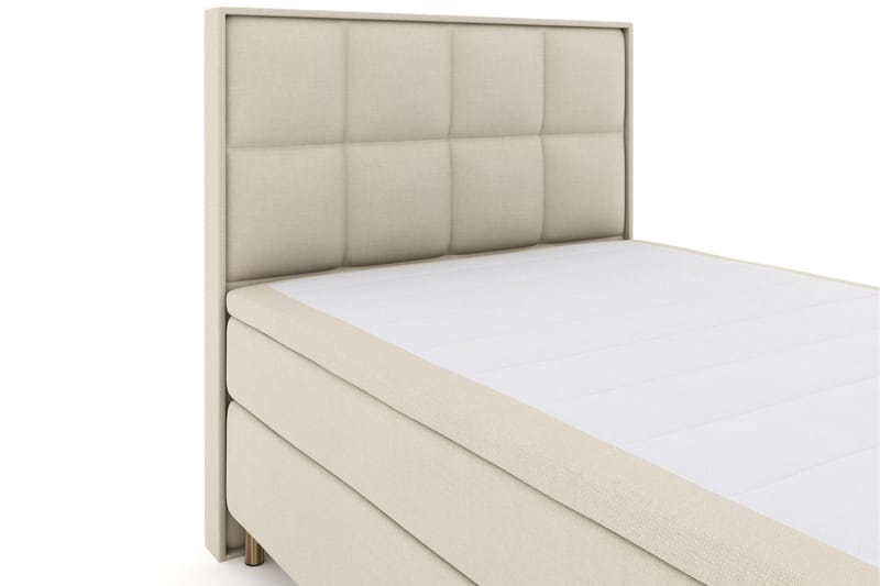 Select No 4 Komplett Sengepakke 140x200 Fast/Medium - Beige/Kobberben - Møbler - Senger - Komplett sengepakke