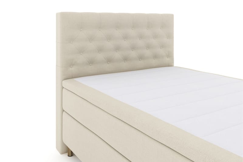 Select No 4 Komplett Sengepakke 140x200 Fast/Medium - Beige/Kobberben - Møbler - Senger - Komplett sengepakke