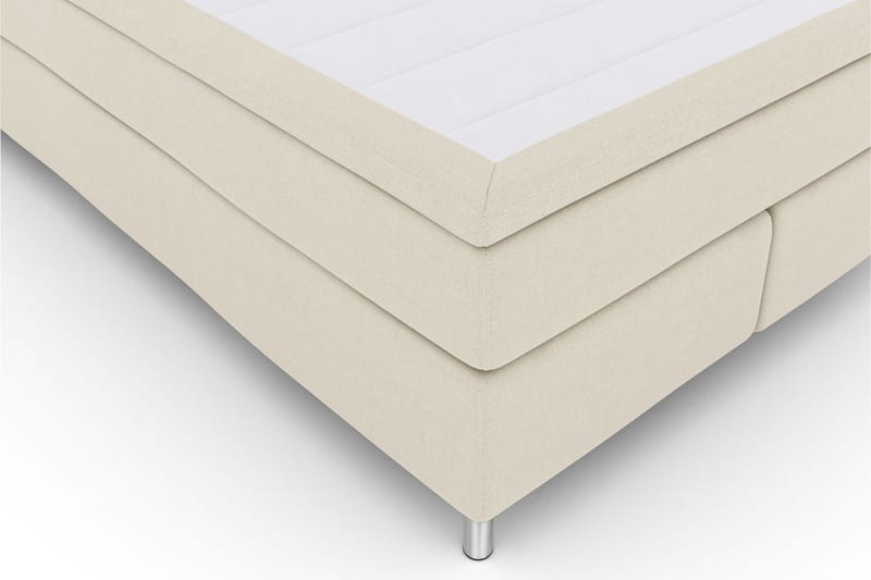 Select No 4 Komplett Sengepakke 160x200 Fast - Beige/Metallben - Møbler - Senger - Komplett sengepakke