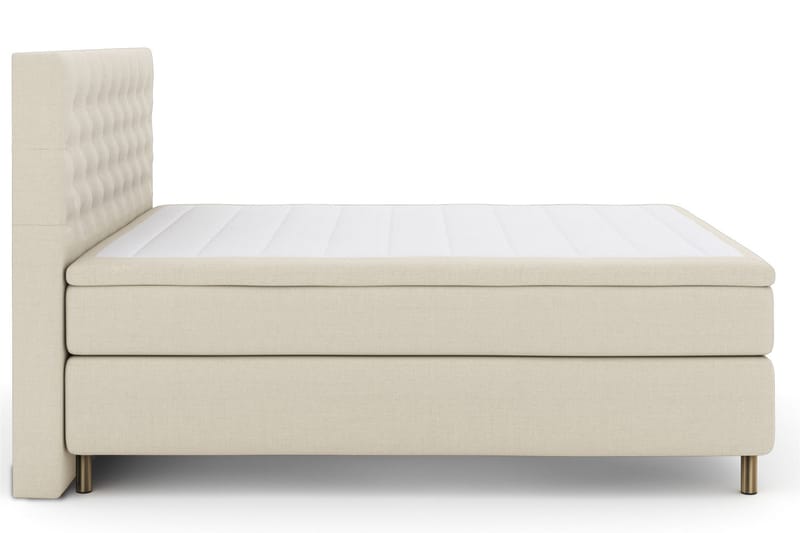 Select No 4 Komplett Sengepakke 180x200 Fast/Medium - Beige/Kobberben - Møbler - Senger - Komplett sengepakke