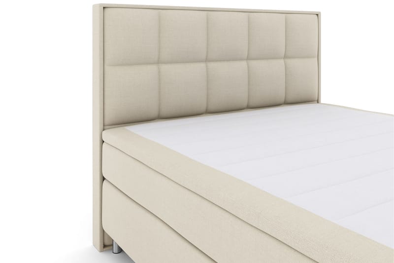 Select No 4 Komplett Sengepakke 180x200 Medium - Beige/Metallben - Møbler - Senger - Komplett sengepakke