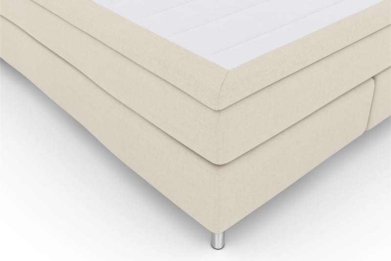 Select No 4 Komplett Sengepakke 180x200 Medium - Beige/Metallben - Møbler - Senger - Komplett sengepakke