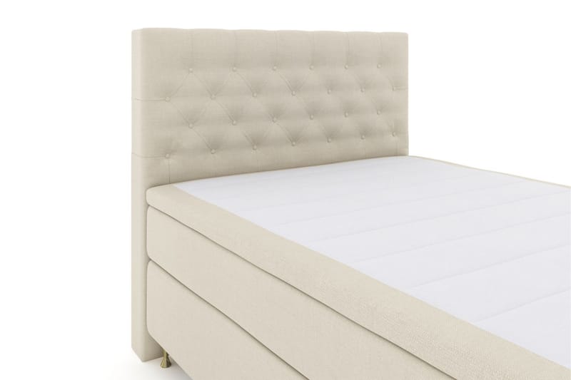 Select No 4 Kontinentalseng 140x200 Medium - Beige/Gullben - Møbler - Senger - Kontinentalsenger