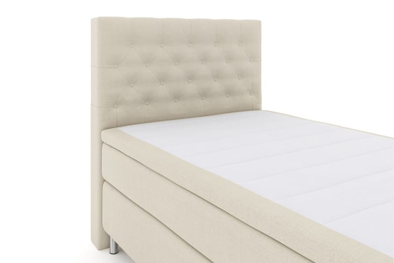 Select No 5 Komplett Sengepakke 120x200 Fast Lateks - Beige/Metallben - Møbler - Senger - Komplett sengepakke