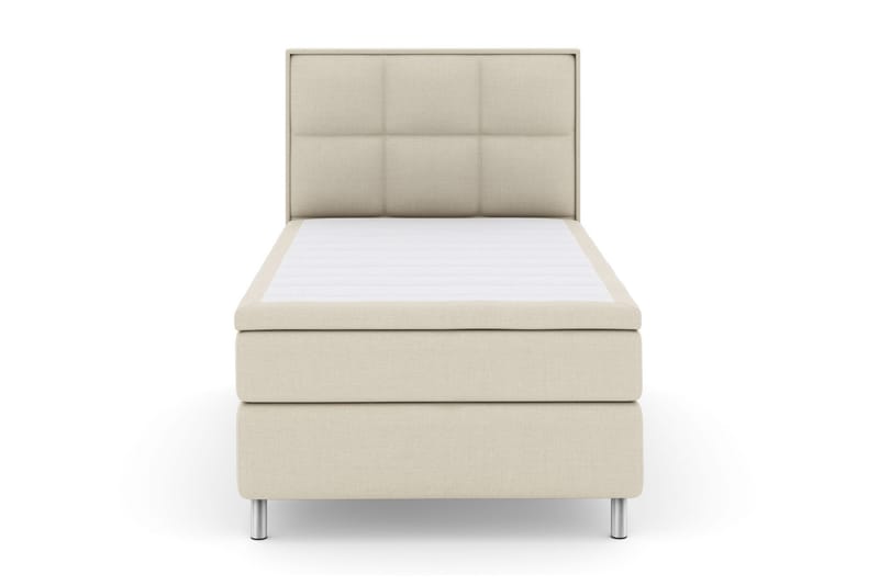 Select No 5 Komplett Sengepakke 120x200 Fast Watergel - Beige/Metallben - Møbler - Senger - Komplett sengepakke