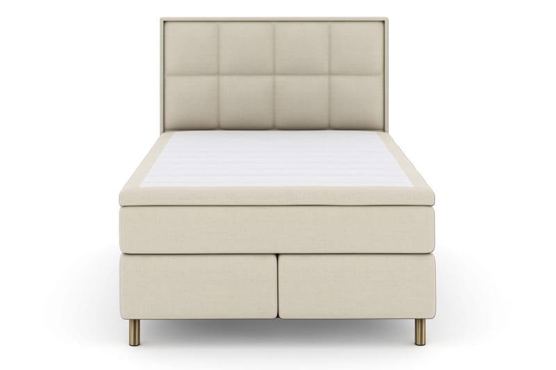 Select No 5 Komplett Sengepakke 160x200 Fast/Medium Watergel - Beige/Kobberben - Møbler - Senger - Komplett sengepakke