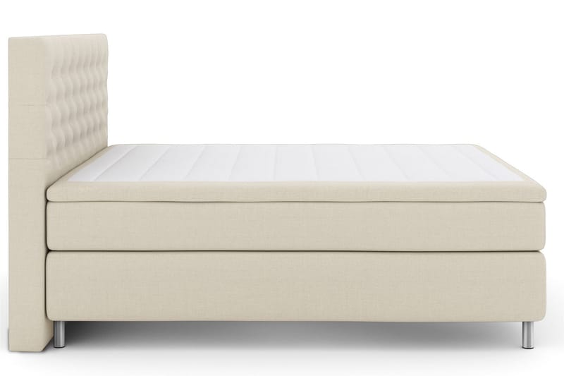 Select No 5 Komplett Sengepakke 180x200 Fast/Medium Watergel - Beige/Metallben - Møbler - Senger - Komplett sengepakke