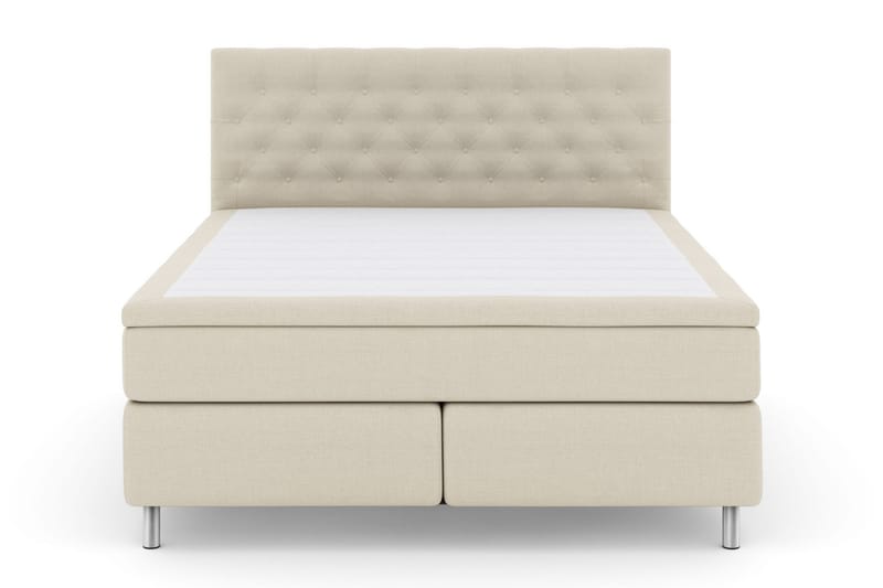 Select No 5 Komplett Sengepakke 180x200 Fast/Medium Watergel - Beige/Metallben - Møbler - Senger - Komplett sengepakke