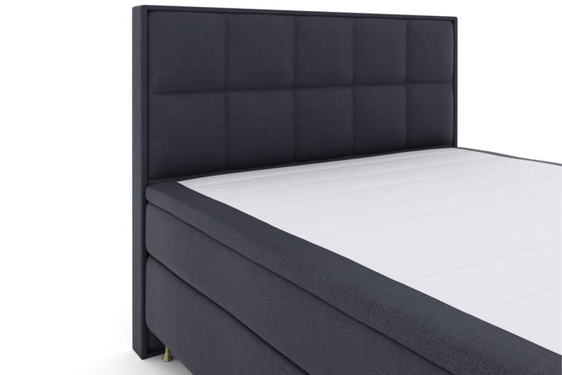 Select No 5 Komplett Sengepakke 210x210 Fast/Medium Watergel - Blå/Gullben - Møbler - Senger - Komplett sengepakke