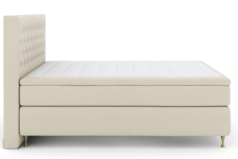 Select No 5 Komplett Sengepakke 210x210 Medium Lateks - Beige/Gullben - Møbler - Senger - Komplett sengepakke