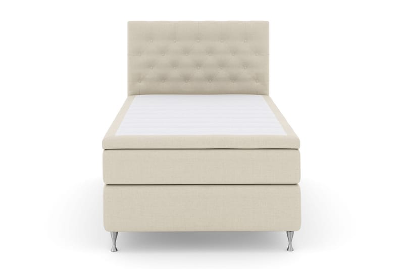 Select No 6 Komplett Sengepakke 120x200 Fast Memory/Pocket - Beige/Sølvben - Møbler - Senger - Komplett sengepakke