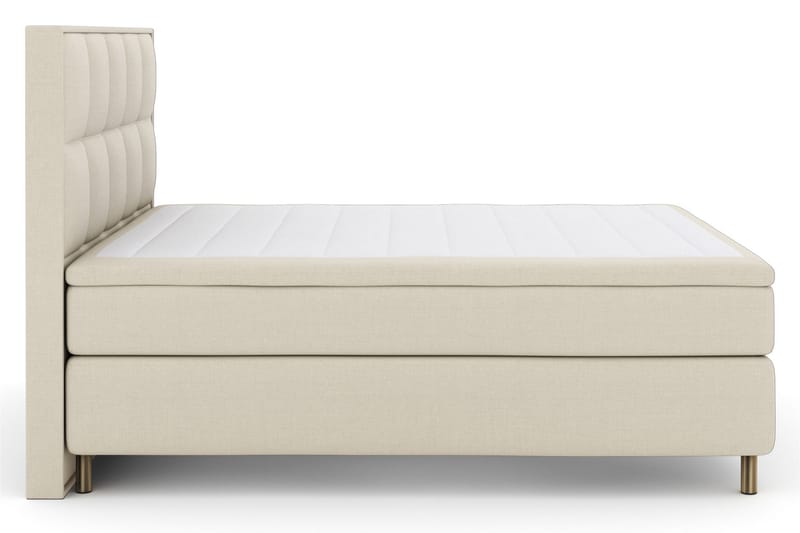 Select No 6 Komplett Sengepakke 210x210 F/M Memory/Pocket - Beige/Kobberben - Møbler - Senger - Komplett sengepakke