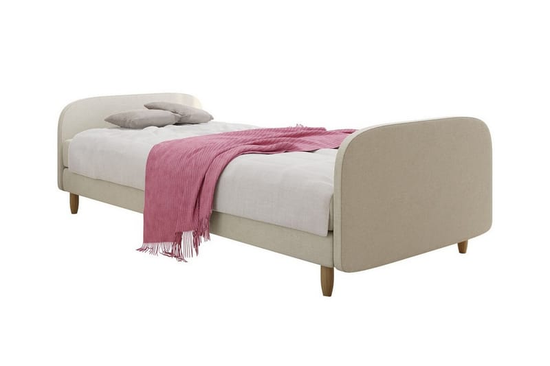 Midfeld Sengeramme 90x200 cm - Beige - Møbler - Senger - Rammeseng