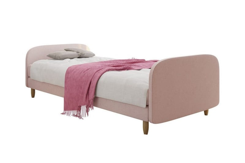 Midfeld Sengeramme 90x200 cm - Rosa - Møbler - Senger - Rammeseng