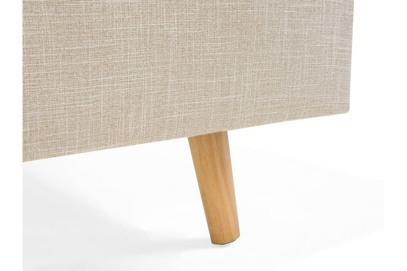 Rennes Dobbeltseng 180 | 200 cm - Beige - Rammeseng