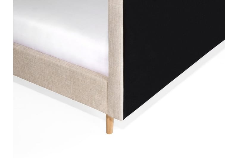 Rennes Dobbeltseng 180 | 200 cm - Beige - Rammeseng