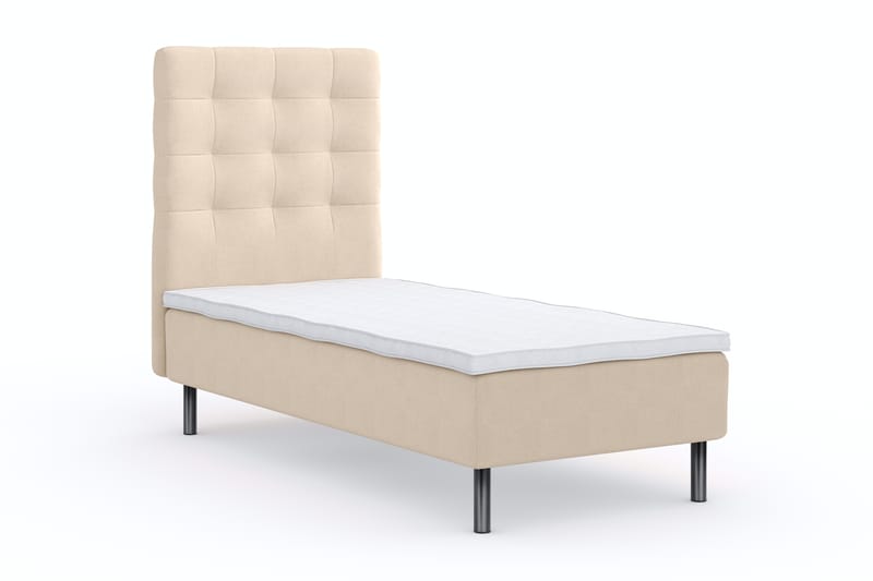 Wega Sengpakke Rammemadrass 90x200 cm - Beige - Møbler - Senger - Komplett sengepakke