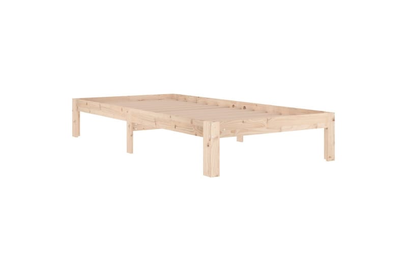 Sengeramme heltre 90x190 cm 3FT Single - Brun - Møbler - Senger - Sengeramme & sengestamme