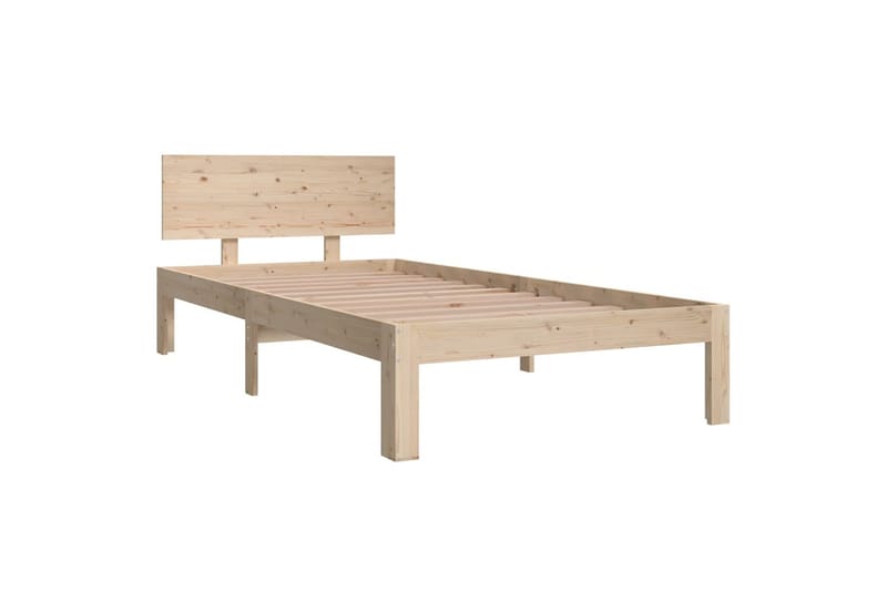 Sengeramme heltre 90x190 cm 3FT Single - Brun - Møbler - Senger - Sengeramme & sengestamme