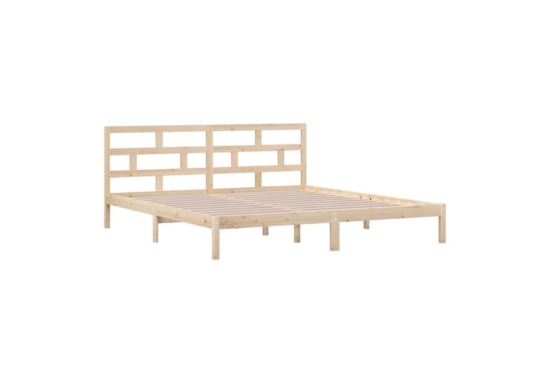 Sengeramme heltre furu 140x190 cm - Brun - Møbler - Senger - Sengeramme & sengestamme