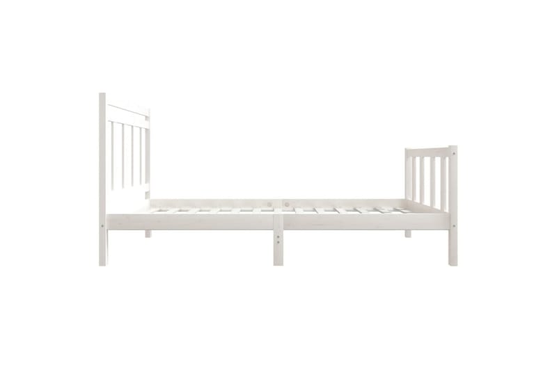 Sengeramme hvit heltre 90x190 cm 3FT6 Single - Hvit - Møbler - Senger - Sengeramme & sengestamme