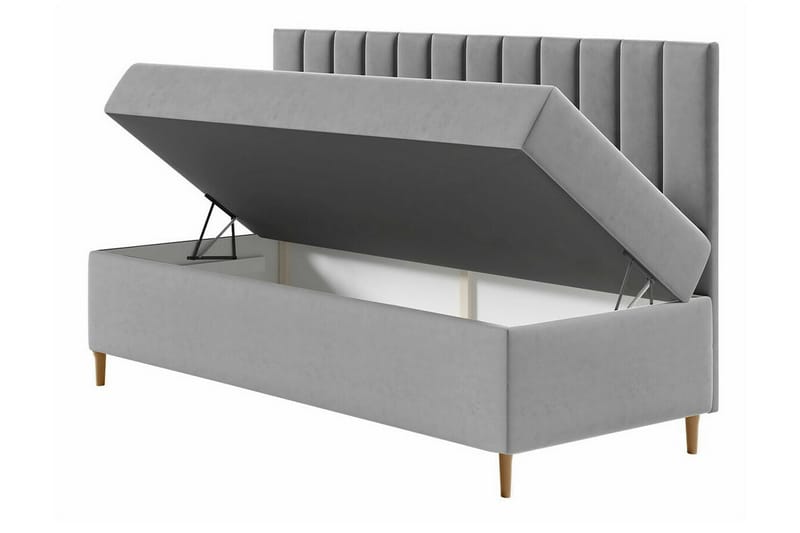 Boisdale Sengeramme 100x200 cm - Beige/Hvit - Møbler - Senger - Sengeramme & sengestamme