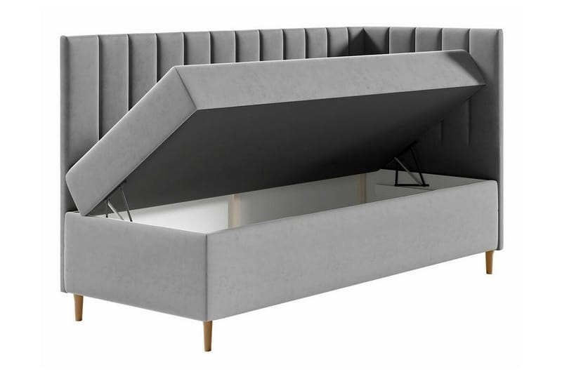 Boisdale Sengeramme 100x200 cm - Beige/Hvit - Møbler - Senger - Sengeramme & sengestamme