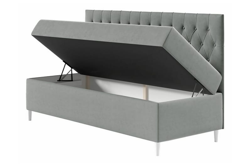 Boisdale Sengeramme 80x200 cm - Beige/Hvit - Møbler - Senger - Sengeramme & sengestamme