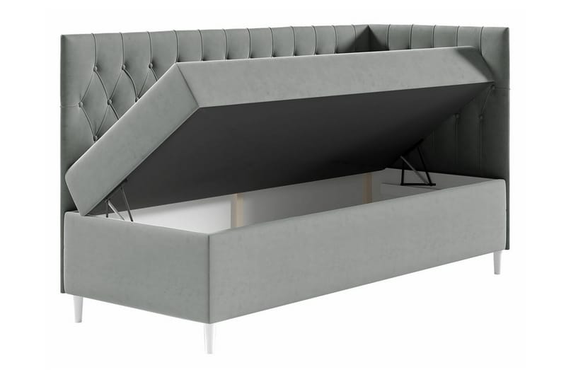 Boisdale Sengeramme 80x200 cm - Beige/Hvit - Møbler - Senger - Sengeramme & sengestamme