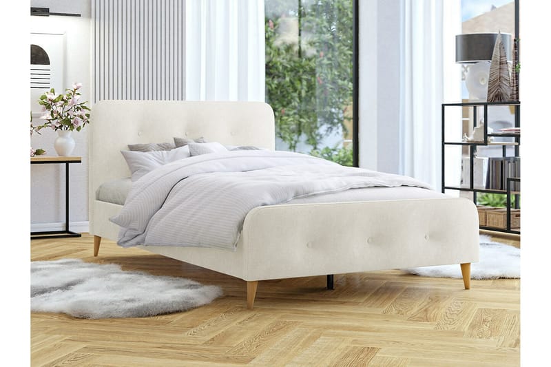 Montrase Sengeramme 160x200 cm - Cream - Sengeramme & sengestamme