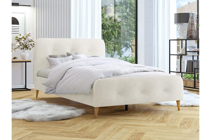 Montrase Sengeramme 160x200 cm - Cream - Møbler - Senger - Sengeramme & sengestamme