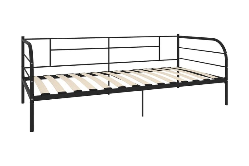 Ramme til dagseng svart metall 90x200 cm - Møbler - Senger - Sengeramme & sengestamme