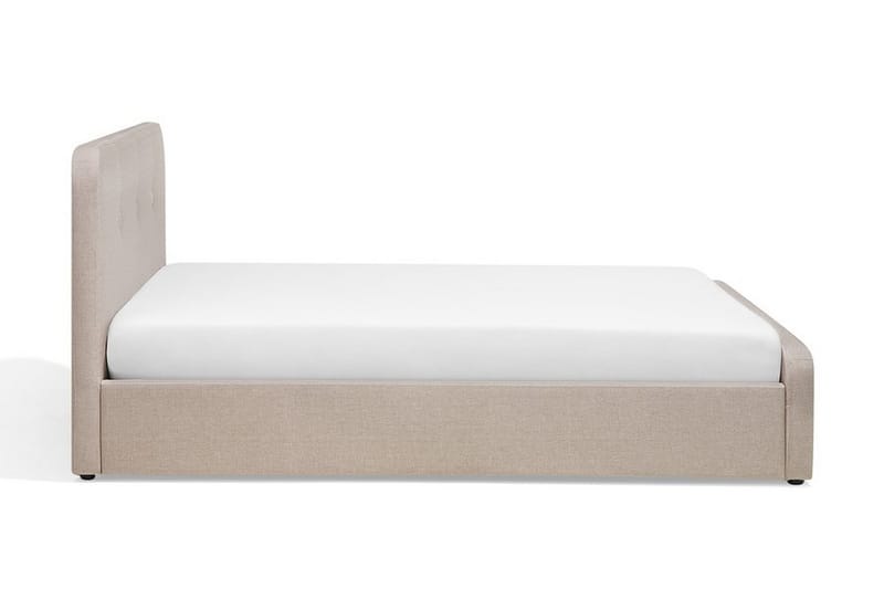 Rennes Dobbeltseng 180 | 200 cm - Beige - Sengeramme & sengestamme