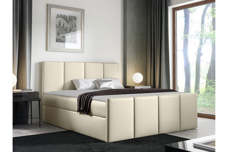 Ripon Sengeramme 140x200 cm - Beige - Møbler - Senger - Sengeramme & sengestamme