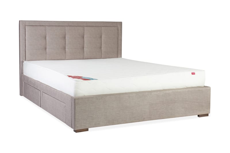 Seng DUKE med 4 skuffer 160x200cm uten madrass - Sengeramme & sengestamme - Sammenleggbar seng
