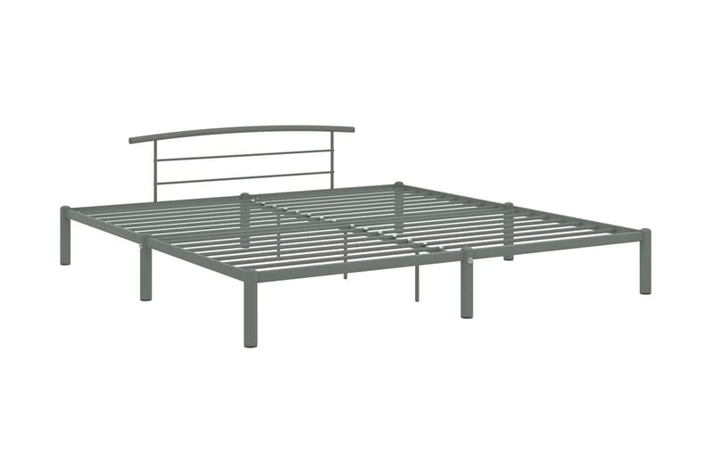 Sengeramme gr�å metall 200x200 cm - Møbler - Senger - Sengeramme & sengestamme