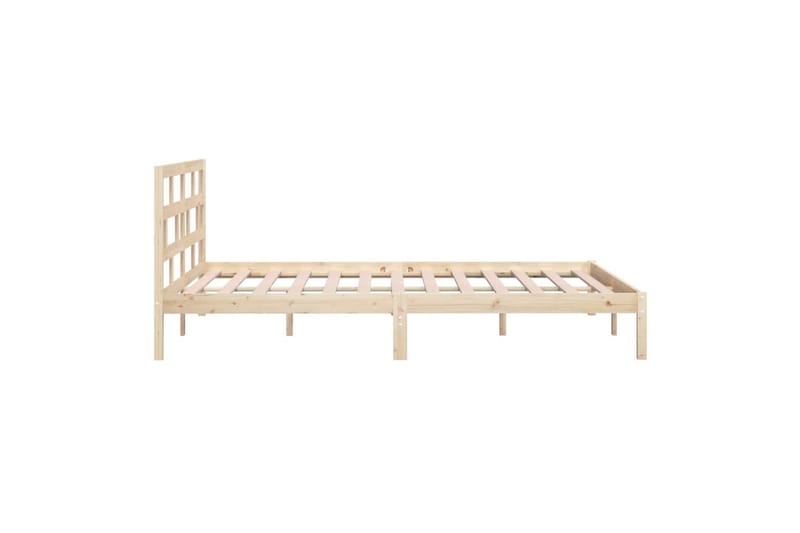 Sengeramme heltre 135x190 cm 4FT6 Double - Brun - Møbler - Senger - Sengeramme & sengestamme