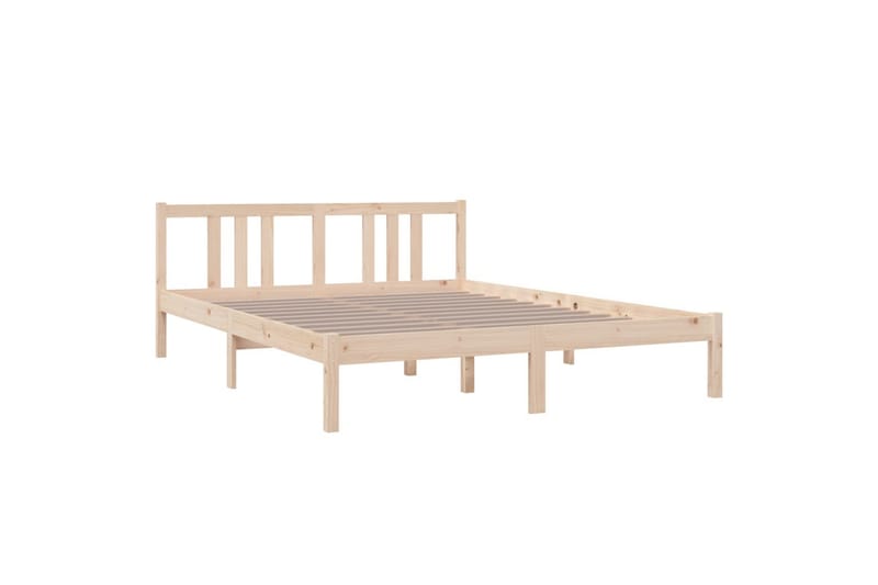 Sengeramme heltre 150x200 cm 5FT King Size - Brun - Møbler - Senger - Sengeramme & sengestamme