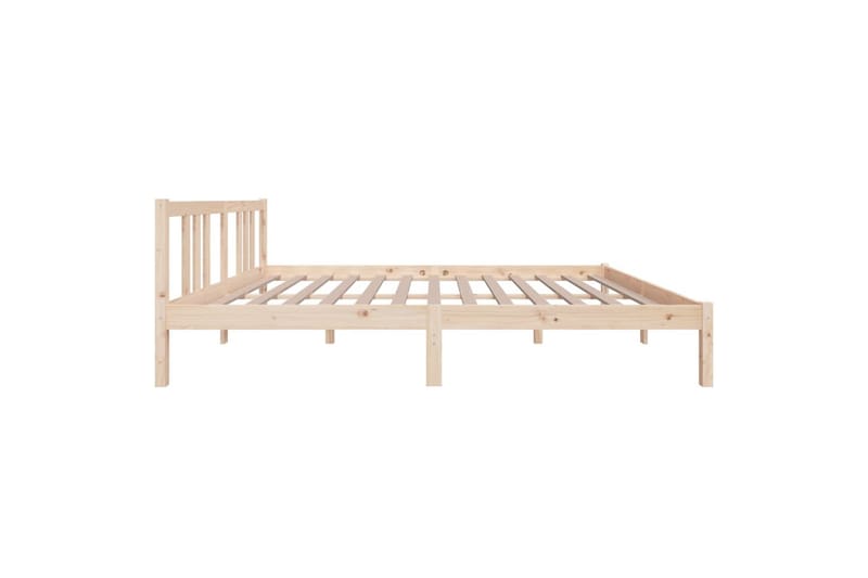 Sengeramme heltre 150x200 cm 5FT King Size - Brun - Møbler - Senger - Sengeramme & sengestamme